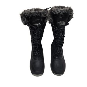 The North Face Women's Black and Gray Winter Boots